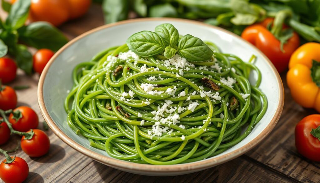 Green Spaghetti