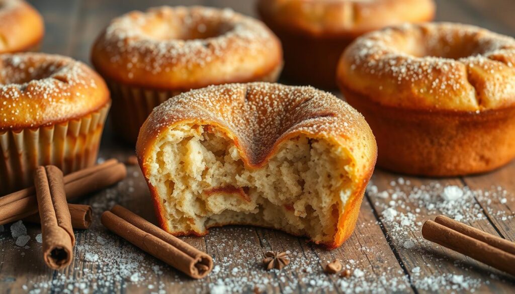 Vegetarian Cinnamon Sugar Donut Muffins